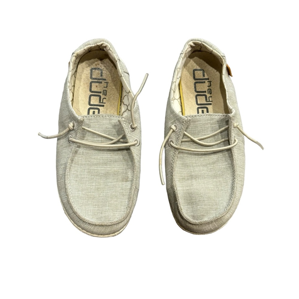 Hey Dude Wendy Youth Linen Sneakers